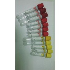 Пробирка вакуумная для забора проб крови V-1мл (гель+активатор свертывания, крышка желтая) РК-ИМН-5№016032