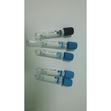 Пробирка вакуумная для забора проб крови V-2,4мл (с цитратом натрия, крышка черная). РК-ИМН-5№016032