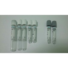 Пробирка вакуумная для забора проб крови V-3мл (с натрия фторидом и калия оксалатом, крышка серая). РК-ИМН-5№016032