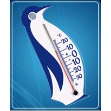 Термометр бытовой для холодильника Пингвин ТБ-3М-1 исп.25 (-30...+20), ц.д.1, основание-пластмасса, присоска, 135х60мм