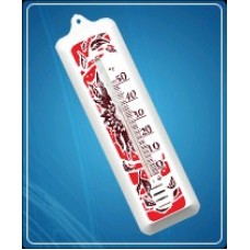 Термометр бытовой сувенирный П-7 (0...+50) ц.д.1, основание-пластмасса, 150х36мм