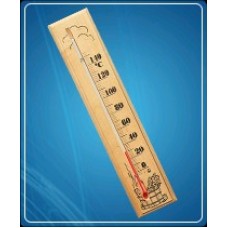 Термометр для сауны бытовой ТС №2 (0...+150) ц.д.2, основание-дерево 60х300мм