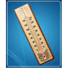 Термометр для сауны бытовой ТС №1 (0...+150) ц.д.2, основание-дерево 80х300мм